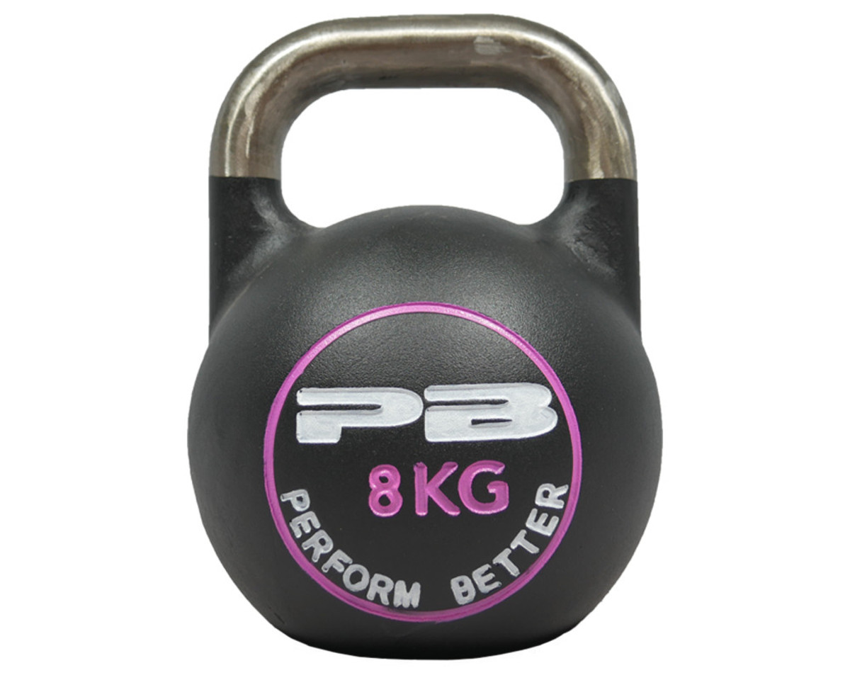 PB Competition Kettlebells - Schwarz/Pink 8 kg PB Competition Kettlebells - Schwarz/Pink 8 kg