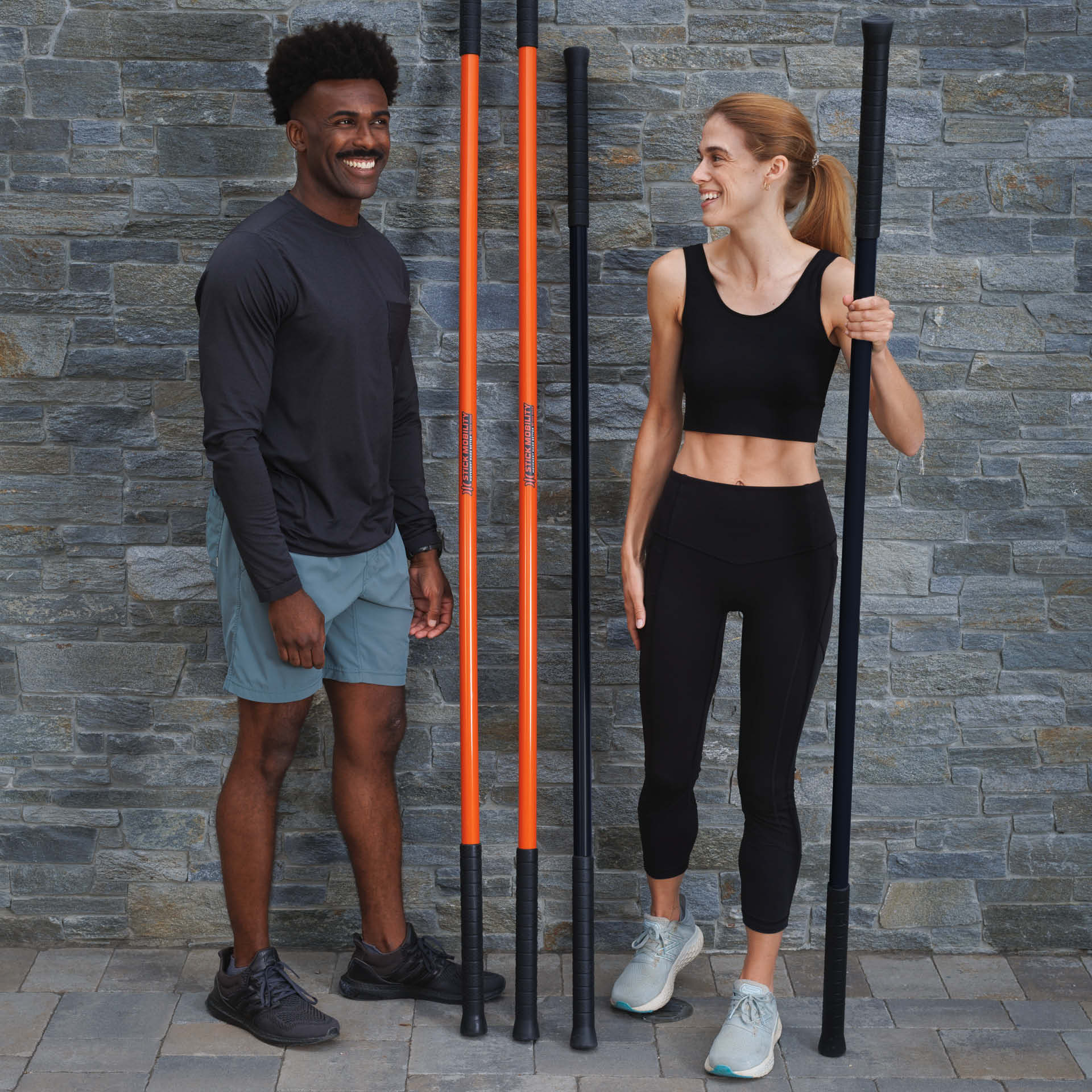 Stick Mobility 1,93m Schwarz