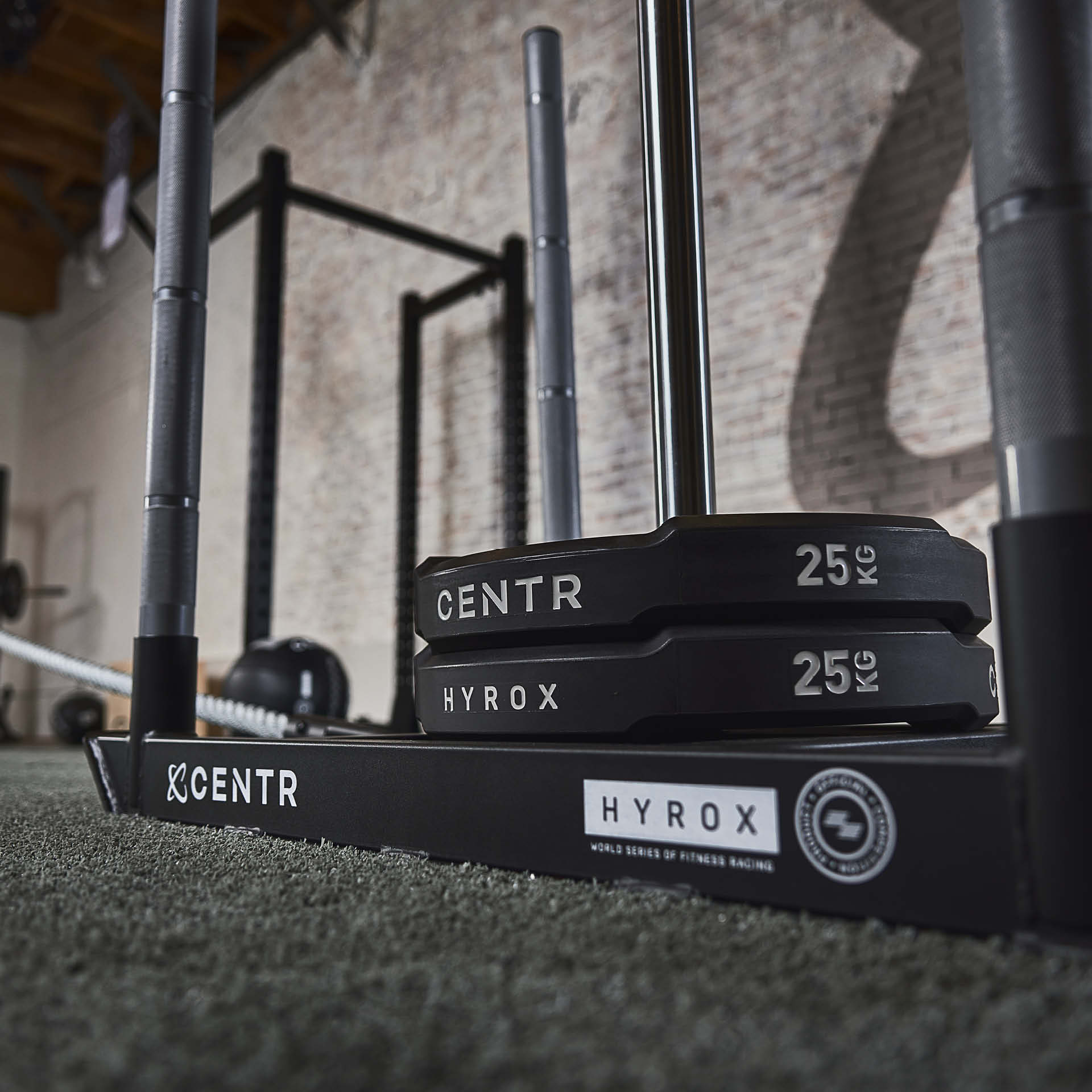 CENTR x HYROX Competition Edge Bumper Plate (Stk) 25 kg CENTR x HYROX Competition Edge Bumper Plate (Stk) 25 kg