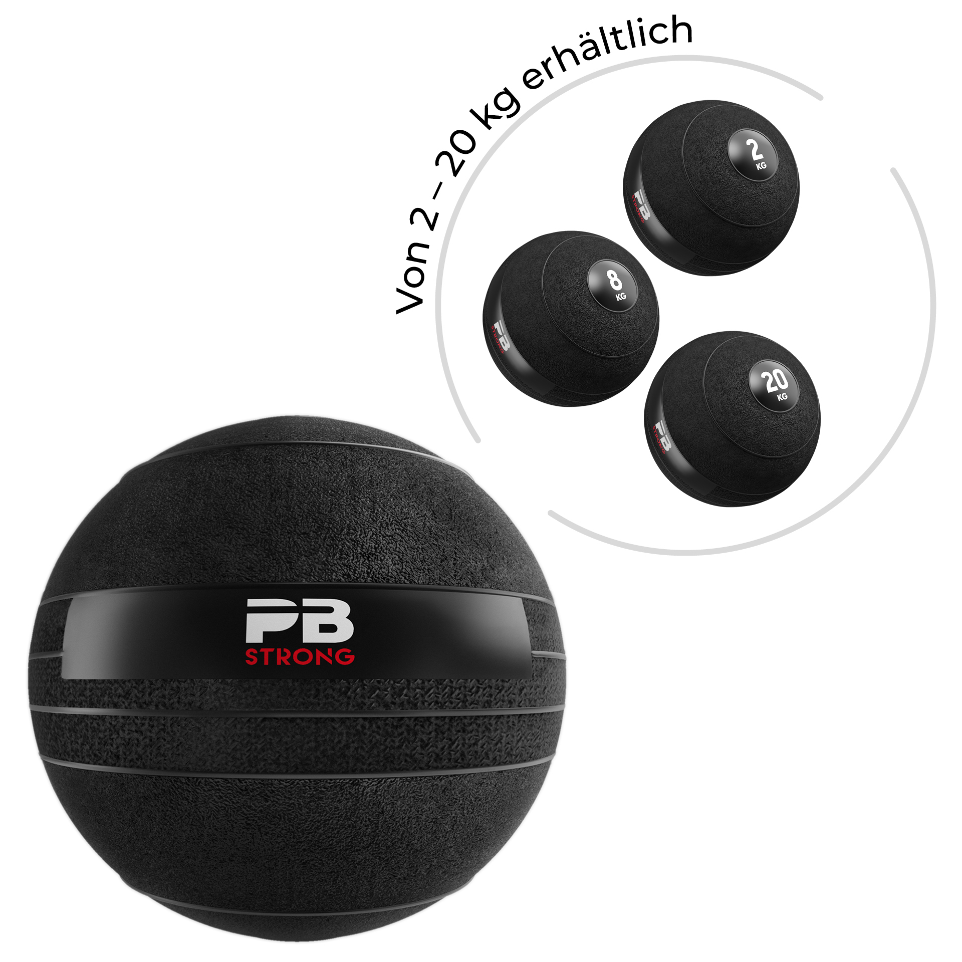PB Strong Jam Ball Schwarz 2 kg PB Strong Jam Ball Schwarz 2 kg