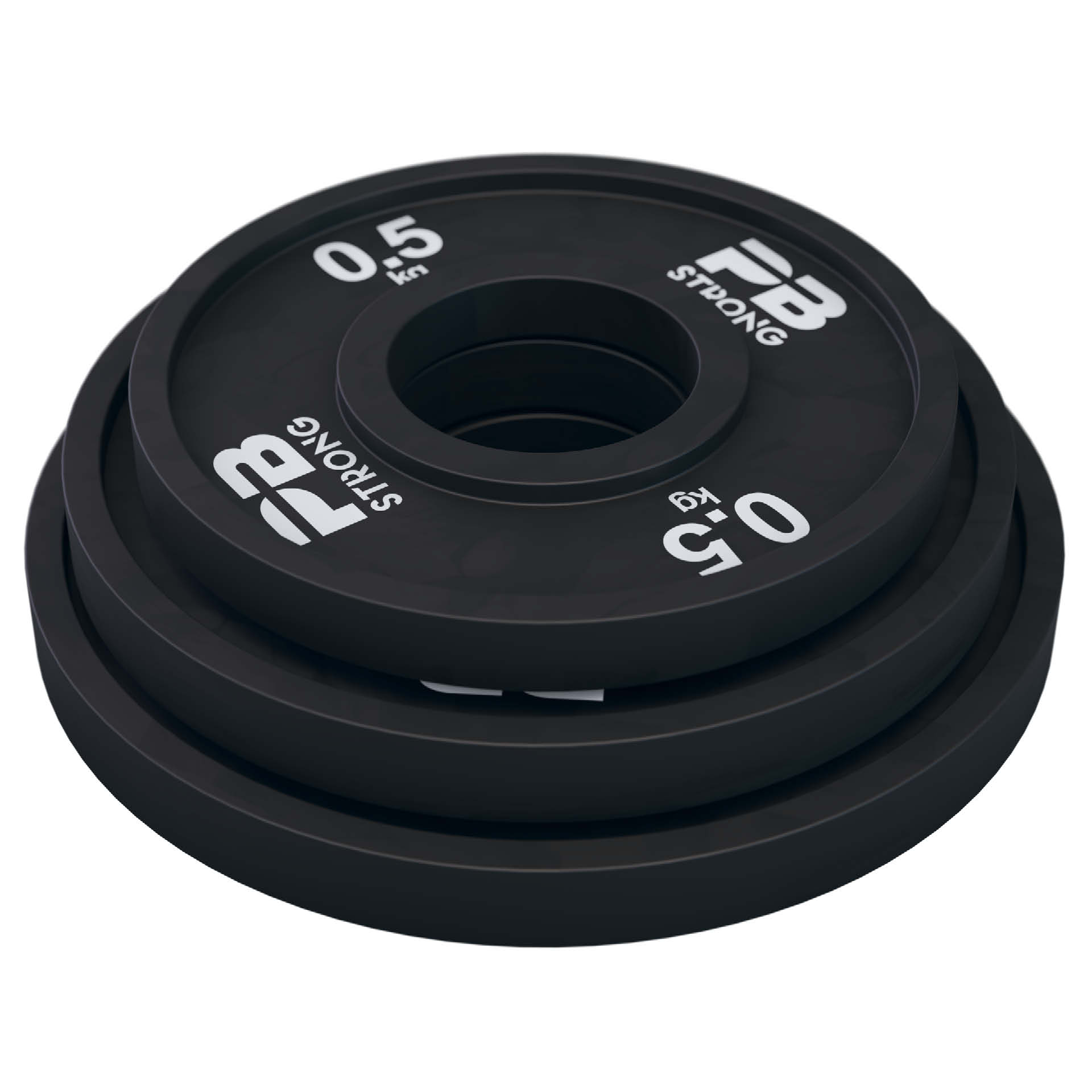 PB Strong Hantelscheibe Gummi Schwarz (Stk) 0,5 kg PB Strong Hantelscheibe Gummi Schwarz (Stk) 0,5 kg