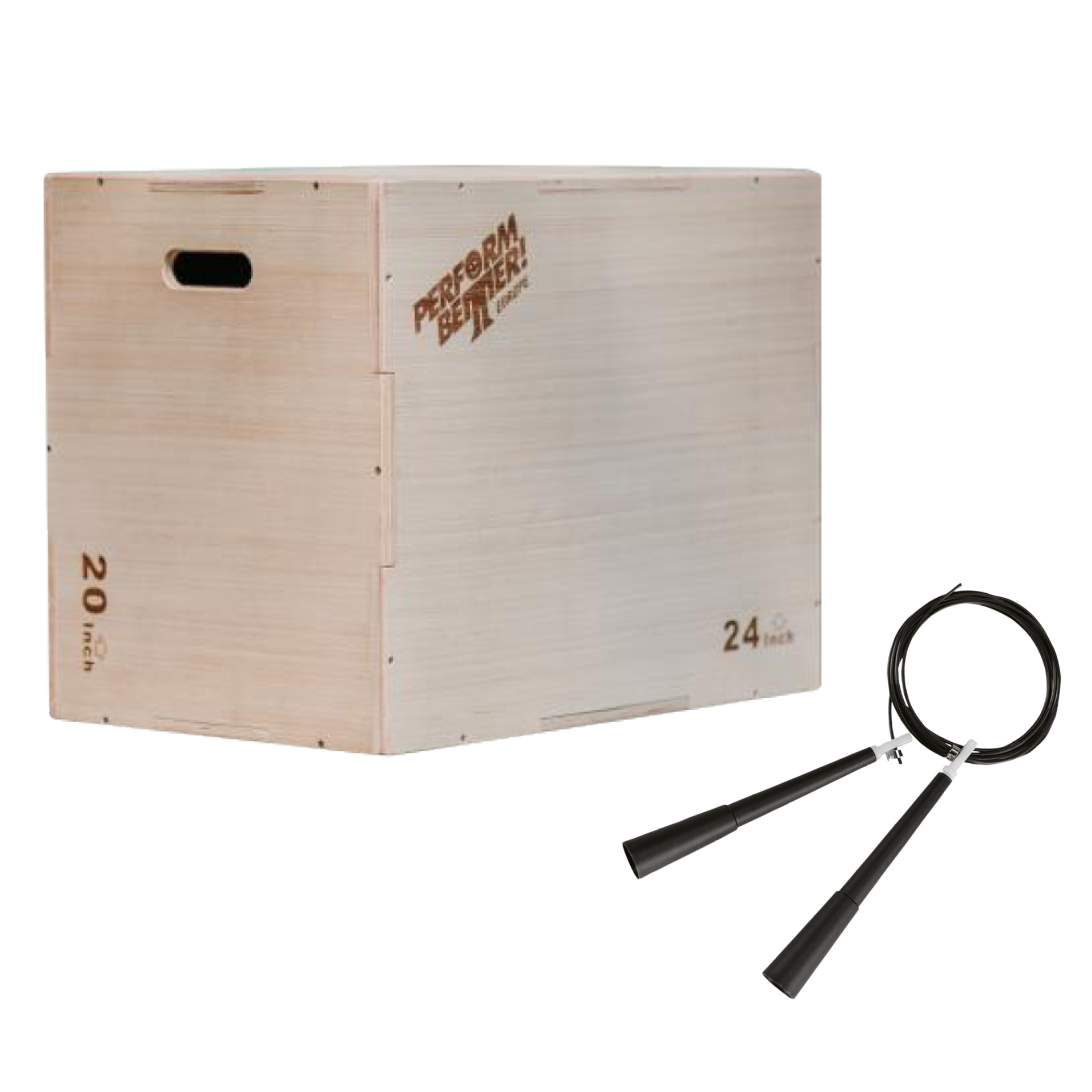Holz Plyo Box + Speed Rope Set