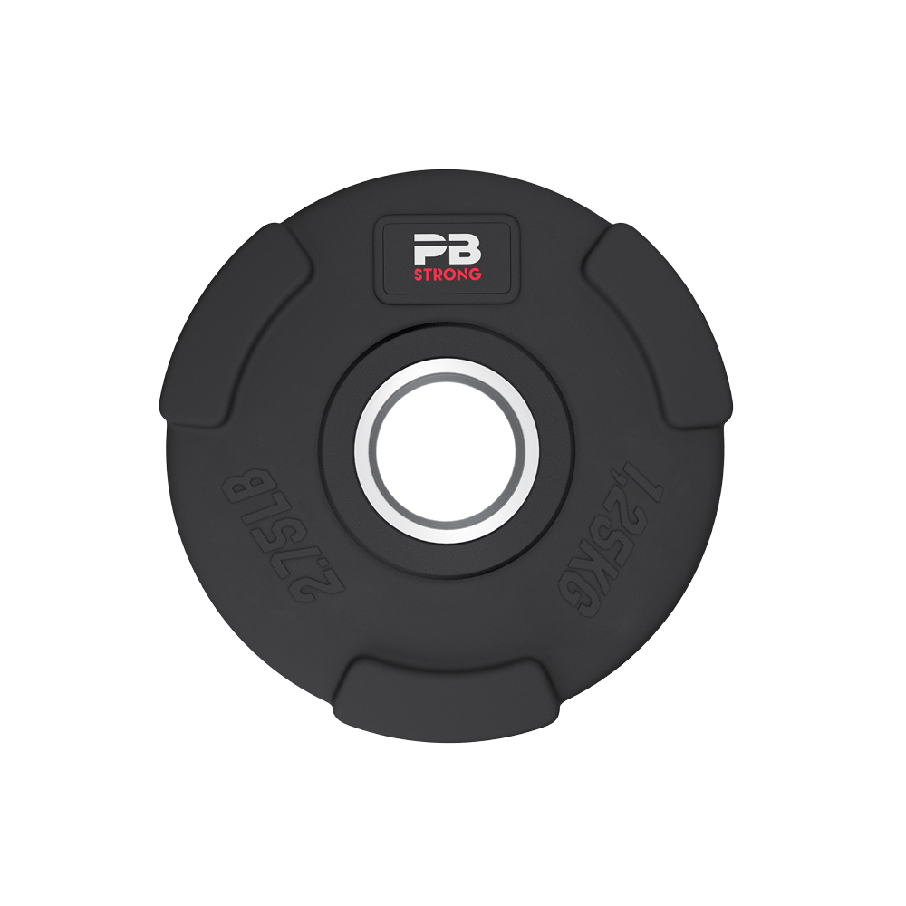 PB Strong 3-handle rubberized weight plate black (pcs) PB Strong 3-handle rubberized weight plate black (pcs)