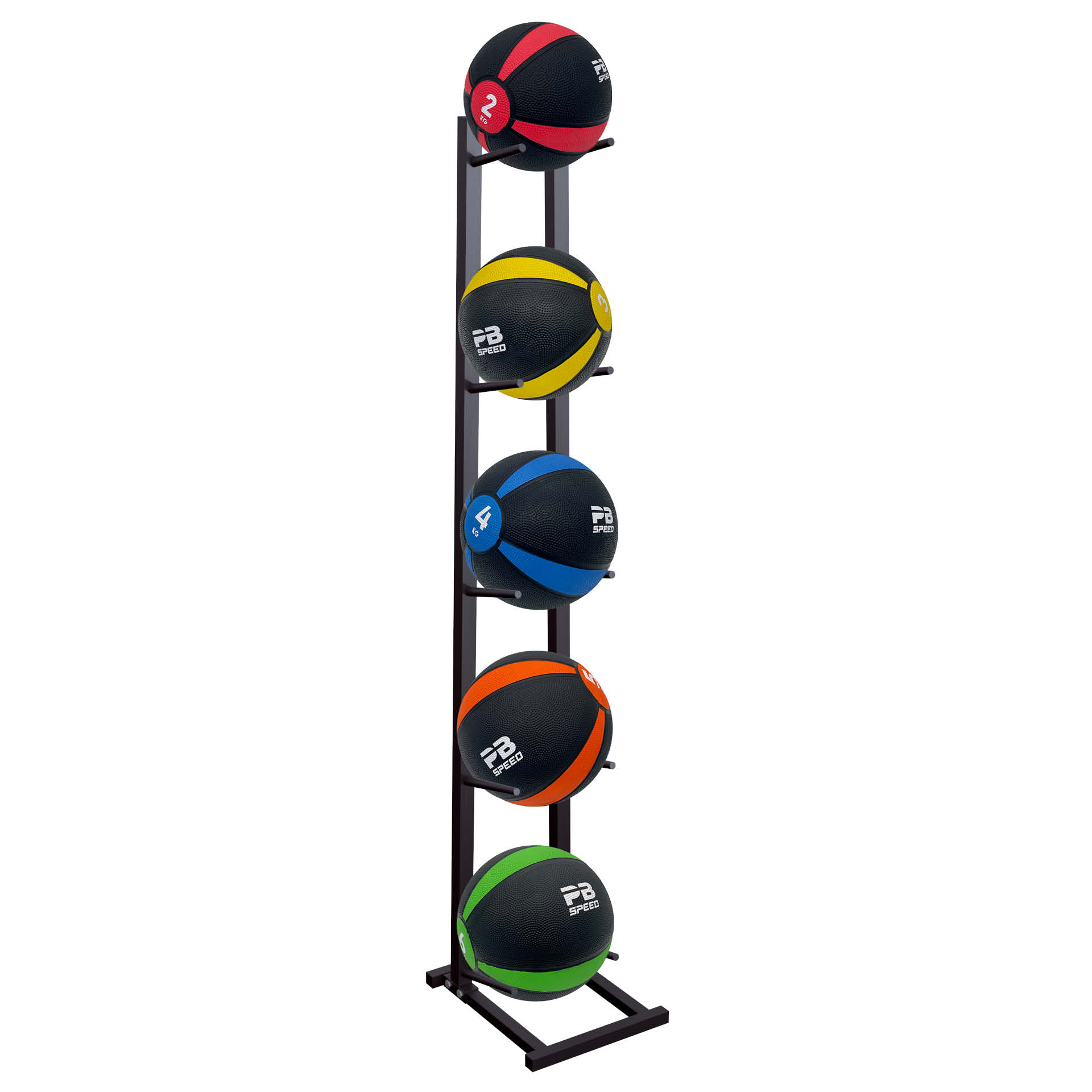 PB Speed Medizinball Bundle + 5Ball-Regal (Set)