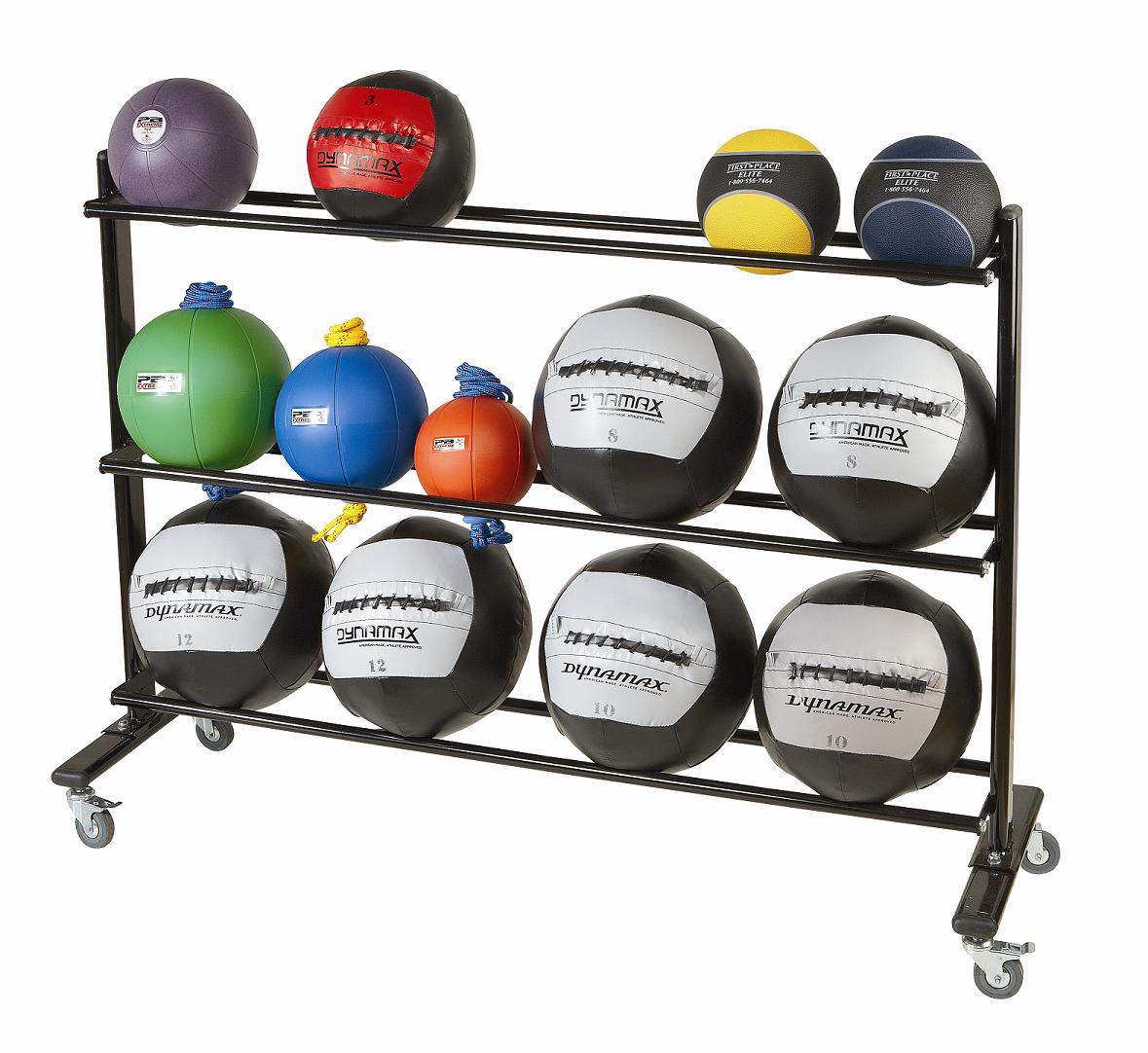 Rollbares Medizinball-Regal Rollbares Medizinball-Regal