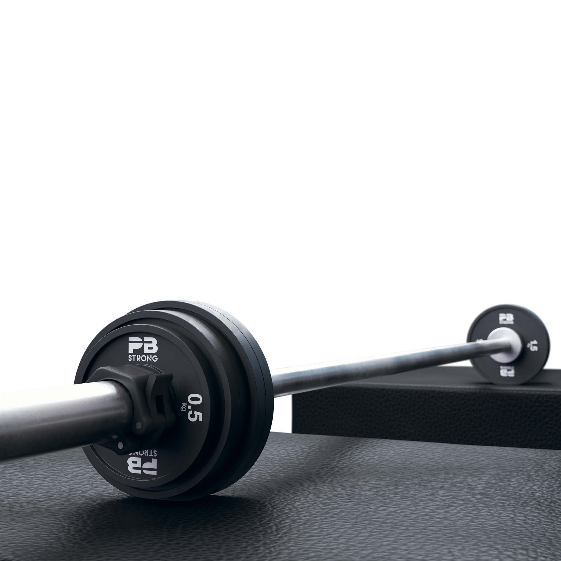 PB Strong Hantelscheibe Gummi Schwarz (Stk) 0,5 kg PB Strong Hantelscheibe Gummi Schwarz (Stk) 0,5 kg