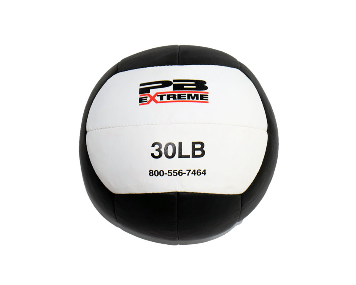 PB Extreme Soft Medizinbälle - Schwarz/Weiß 30 lbs (13,6 kg)