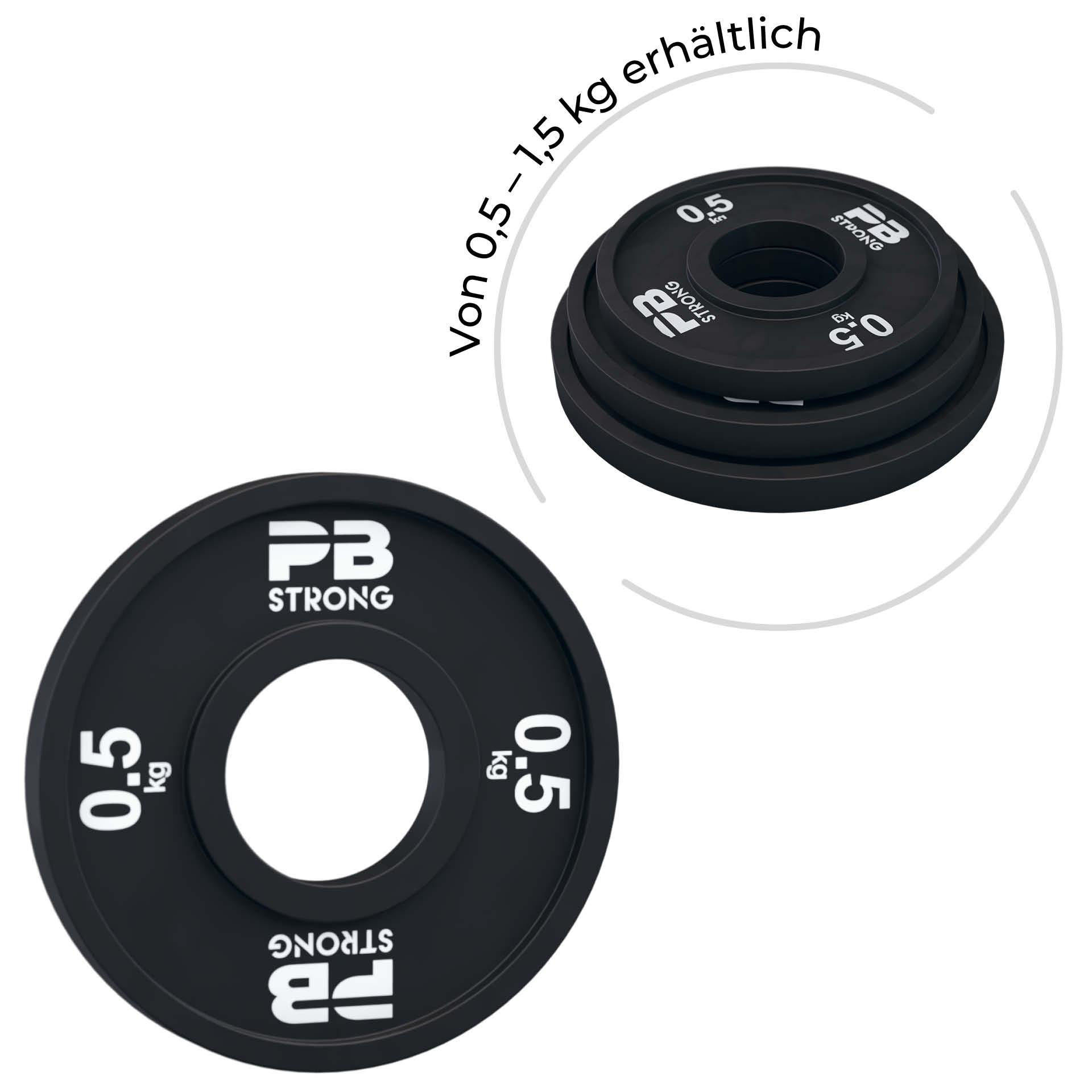 PB Strong Hantelscheibe Gummi Schwarz Technikscheibe (Stk) PB Strong Hantelscheibe Gummi Schwarz Technikscheibe (Stk)