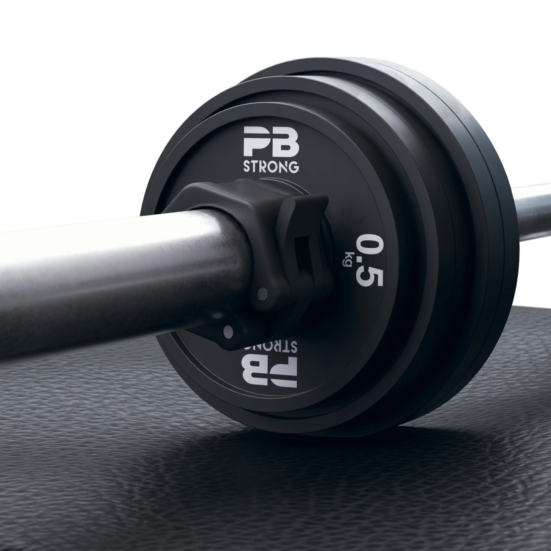 PB Strong Hantelscheibe Gummi Schwarz (Stk) 0,5 kg PB Strong Hantelscheibe Gummi Schwarz (Stk) 0,5 kg