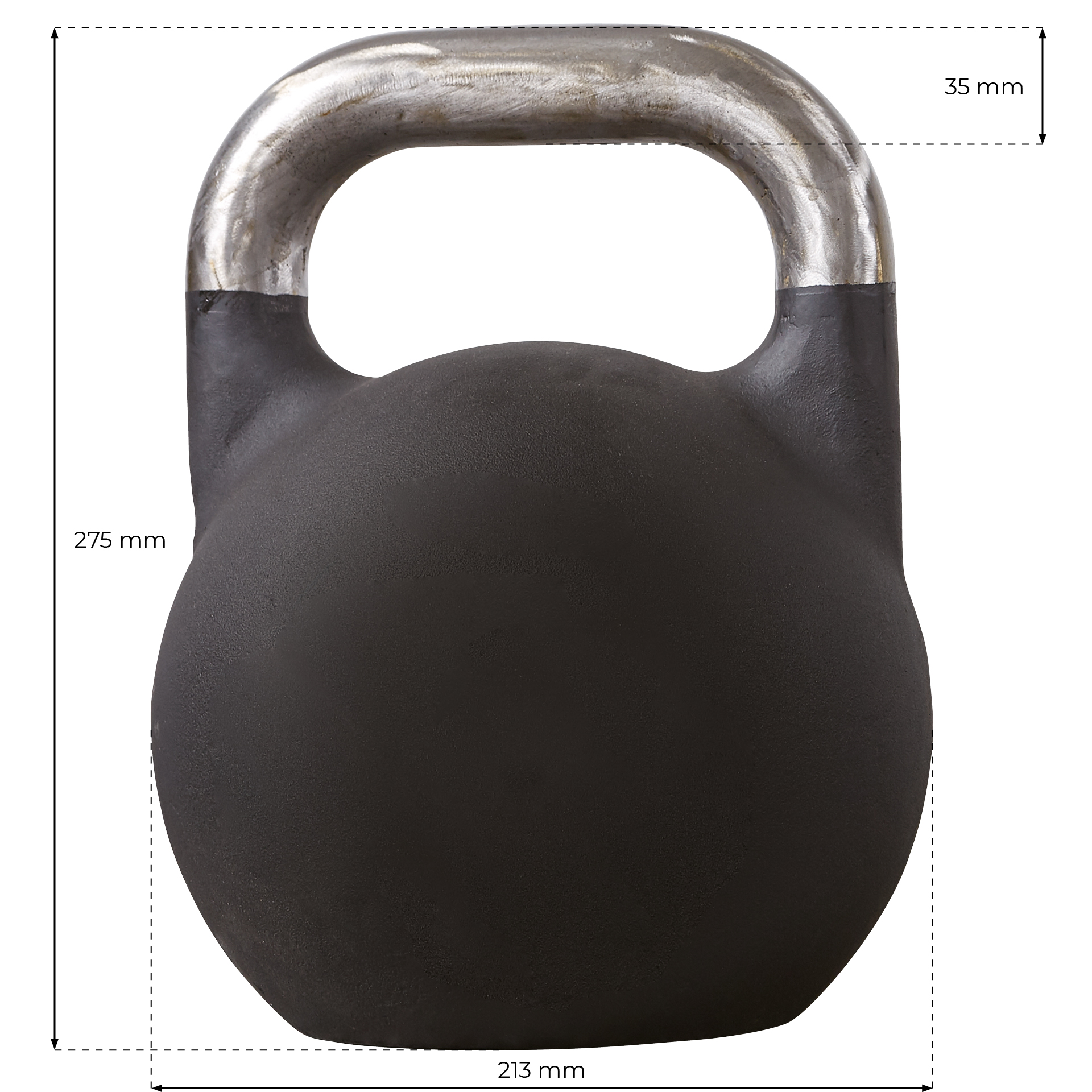 PB Competition Kettlebells - Schwarz/Hellblau 10 kg PB Competition Kettlebells - Schwarz/Hellblau 10 kg