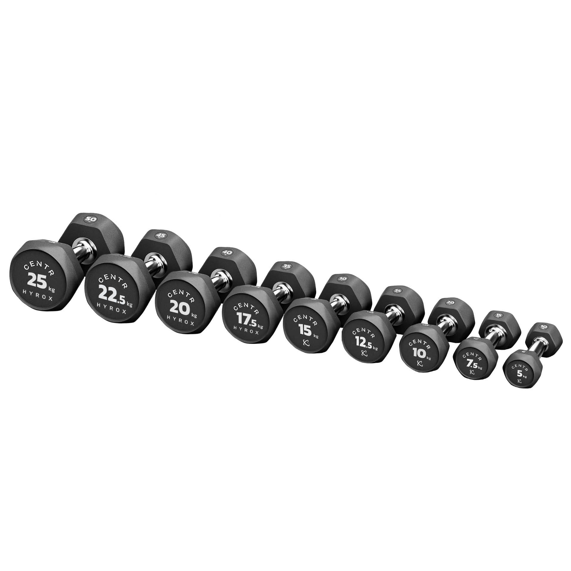 CENTR x HYROX Dumbbell Urethane 10 kg  (Stk) CENTR x HYROX Dumbbell Urethane 10 kg  (Stk)