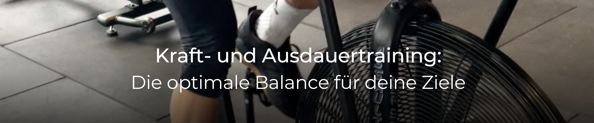 Blog Cover Bild Kraft Ausdauertraining