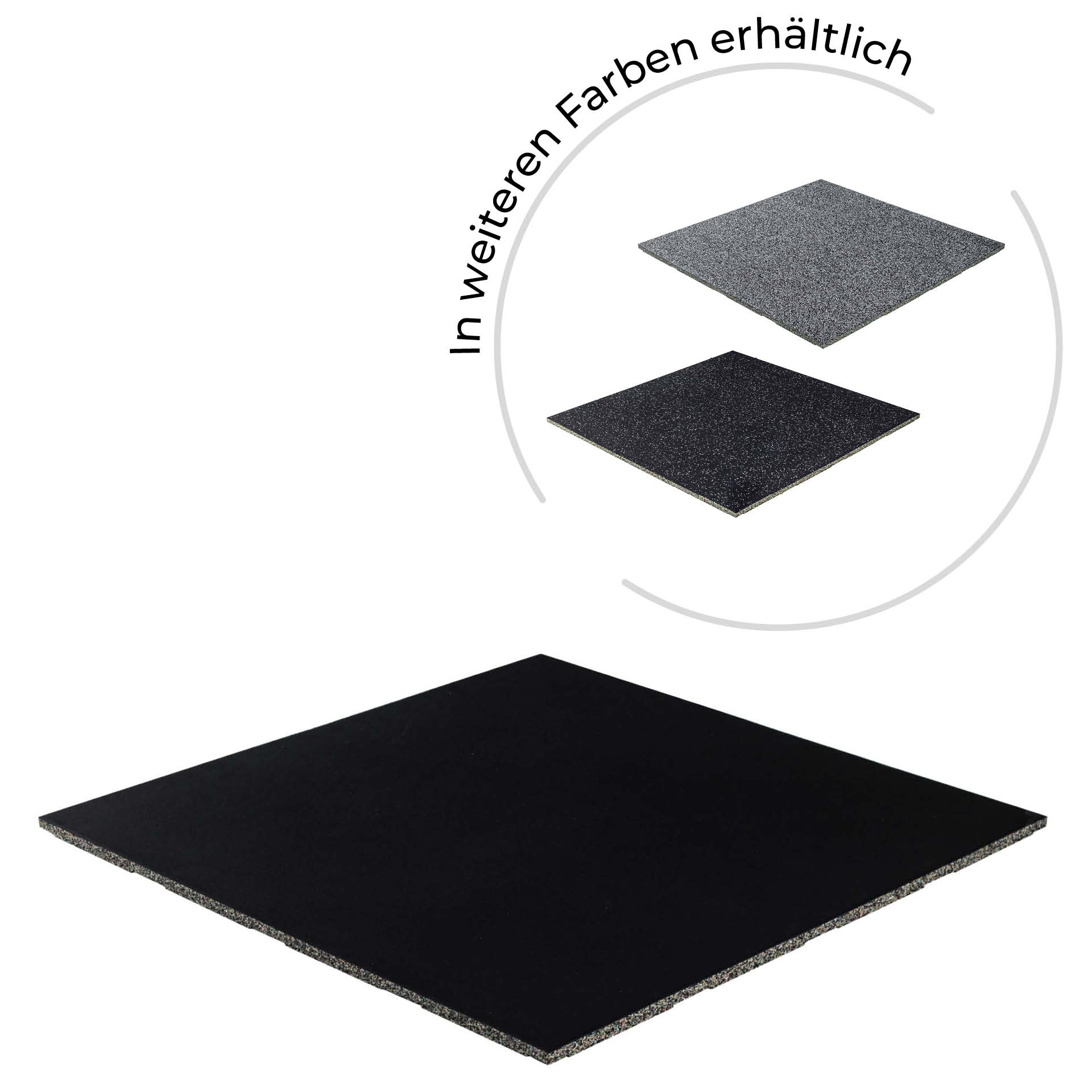 R+T Connect Gummi Matte 1x1m / 20mm