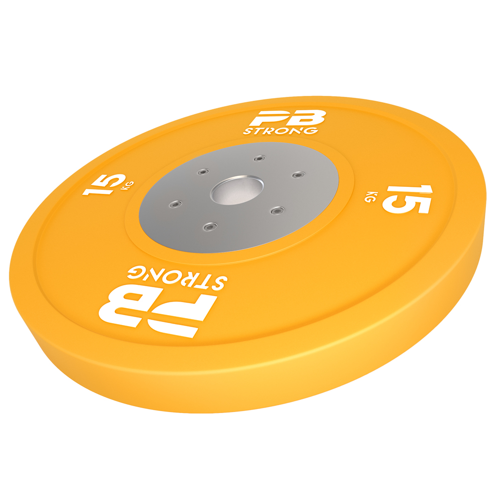 PB Strong Wettkampf Hantelscheibe (Stk) Gelb 15kg PB Strong Wettkampf Hantelscheibe (Stk) Gelb 15kg