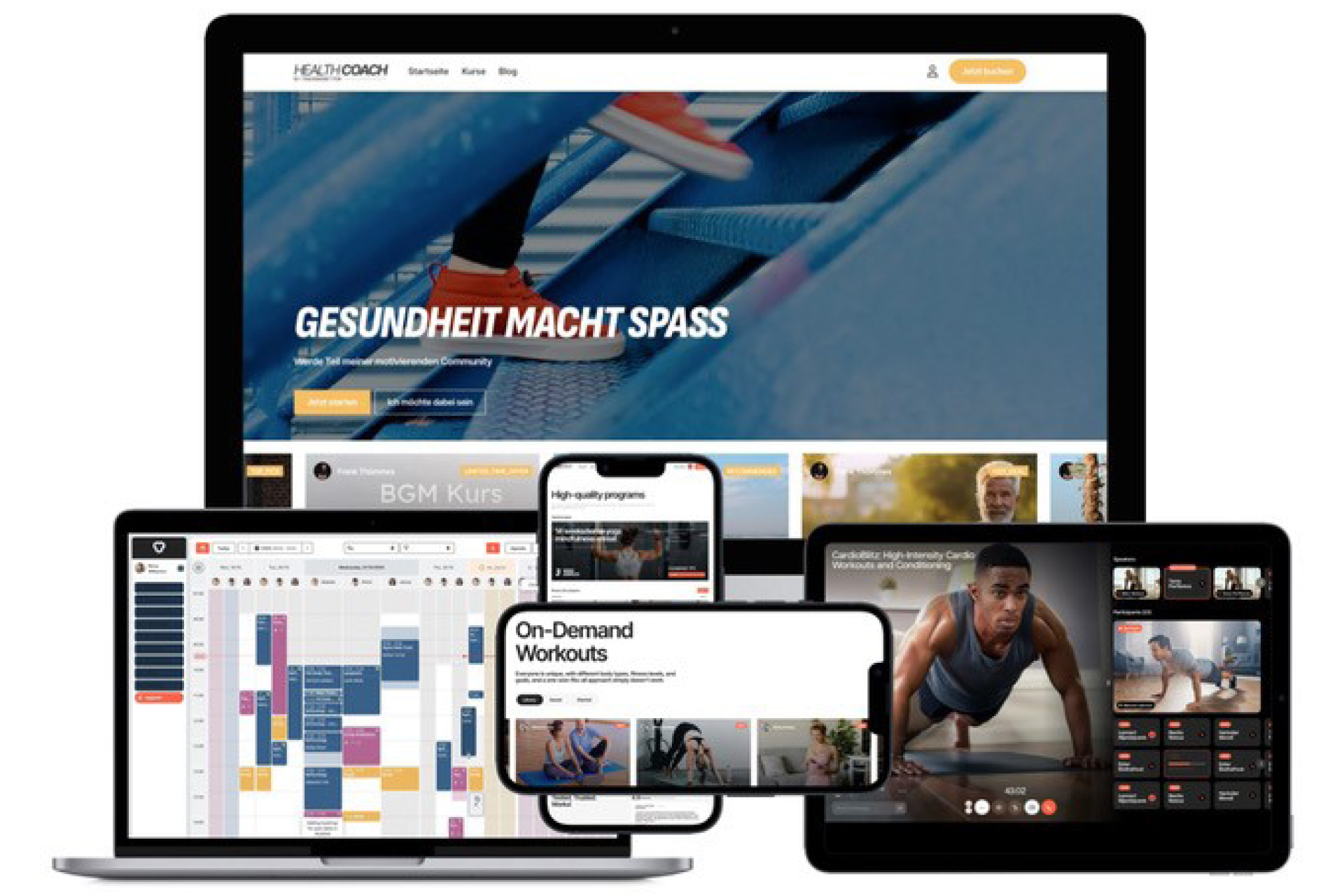 4 GYM und Digital Design eines modernen Functional Training Studios