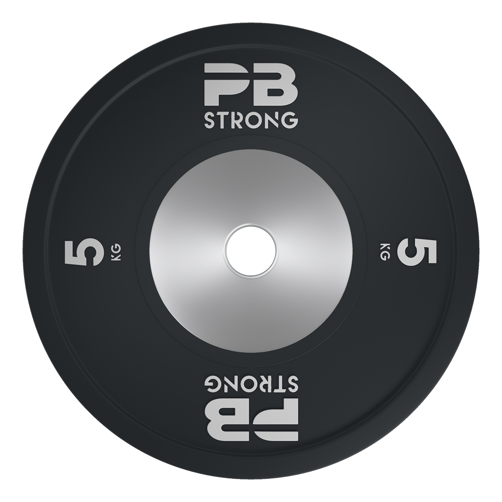 PB Strong Wettkampf Hantelscheibe (Stk) Schwarz 5 kg