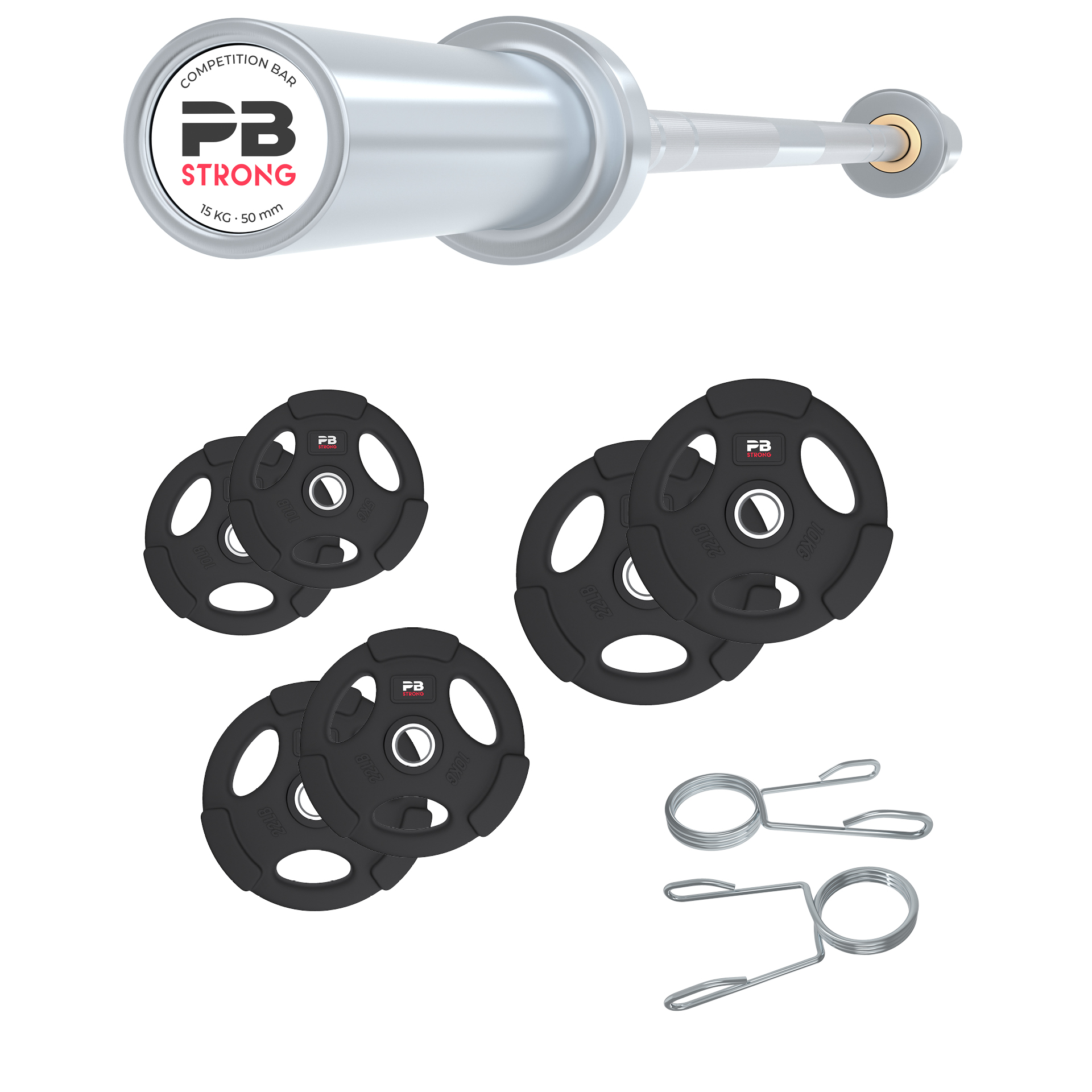 PB Strong Komplettset 3-Griff 75 kg (Women) PB Strong Komplettset 3-Griff 75 kg (Women)