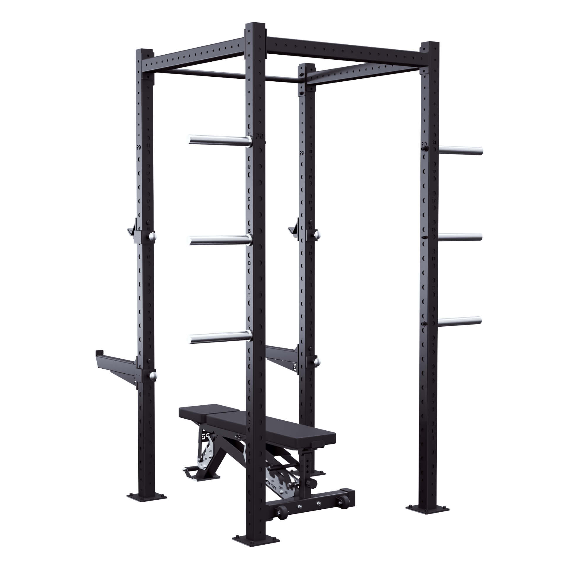 Perform Better Fullrack  inkl. Safety Spotter und Jcups  (Set) Perform Better Fullrack  inkl. Safety Spotter und Jcups  (Set)