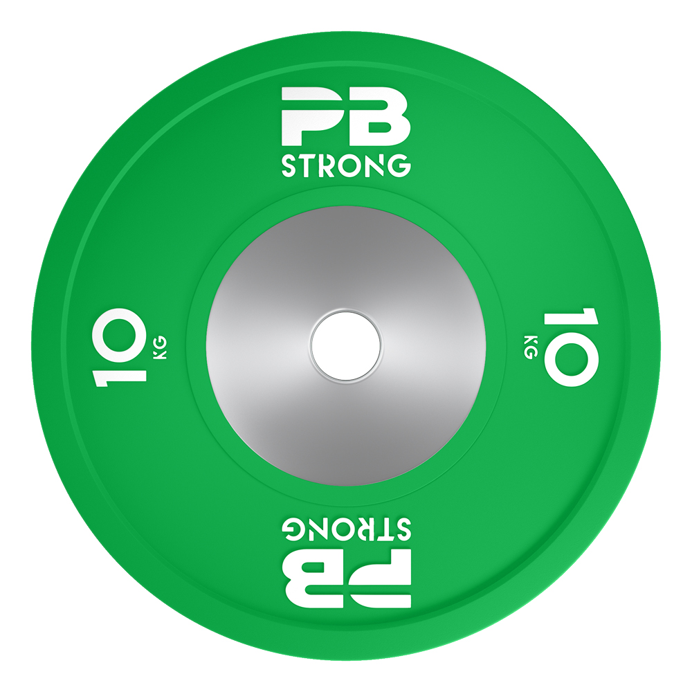 PB Strong Wettkampf Hantelscheibe (Stk) Grün 10 kg PB Strong Wettkampf Hantelscheibe (Stk) Grün 10 kg