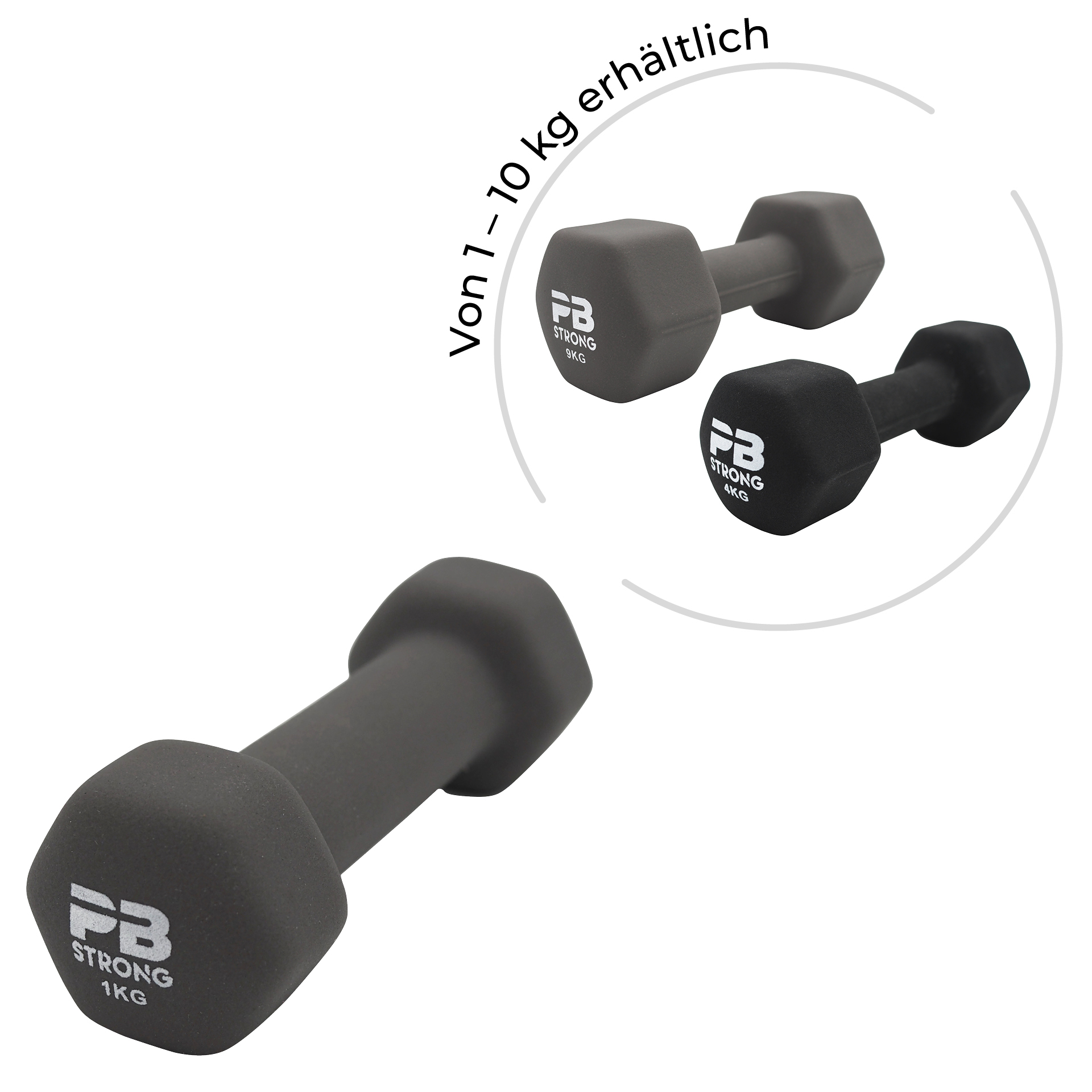 PB Strong Neoprene Kurzhantel Grau (Stk) PB Strong Neoprene Kurzhantel Grau (Stk)
