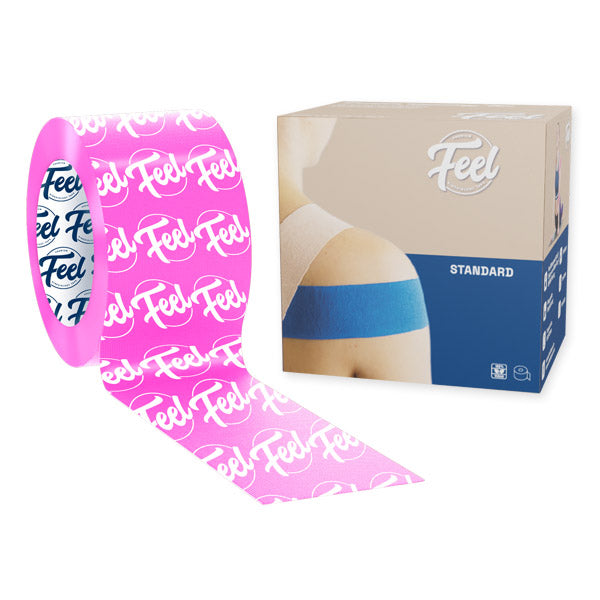 Feel Standard Tape 5cm x 5m Logo Pink Feel Standard Tape 5cm x 5m Logo Pink