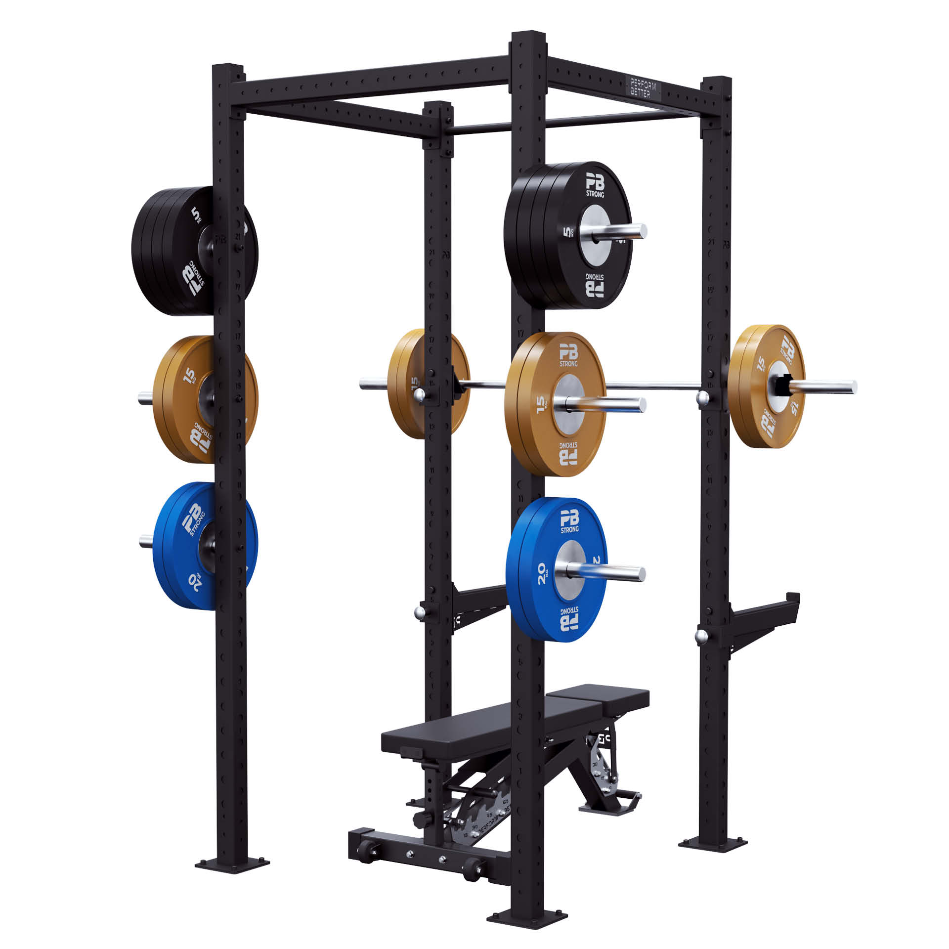 Perform Better Fullrack  inkl. Safety Spotter und Jcups  (Set) Perform Better Fullrack  inkl. Safety Spotter und Jcups  (Set)