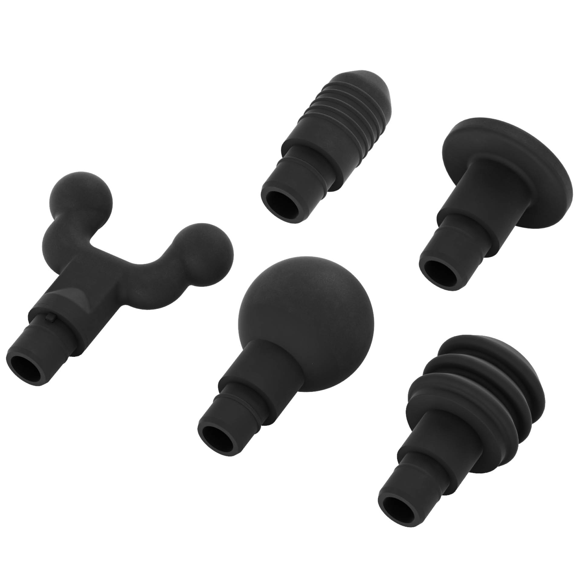 Hyperice - Hypervolt 2.0 Aufsätze Schwarz (5er Set) Hyperice - Hypervolt 2.0 Aufsätze Schwarz (5er Set)