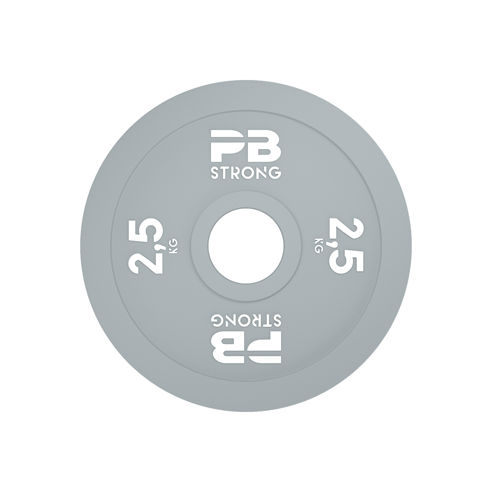 PB Strong Wettkampf Hantelscheibe (Stk) Grau 2,5 kg