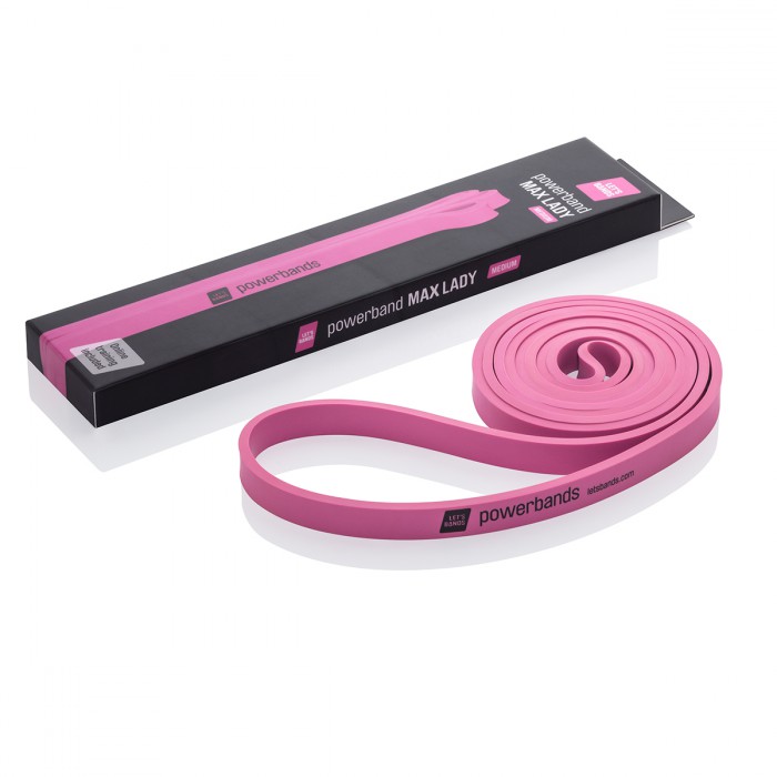 Let's Bands powerband Max Lady Pink (mittel)