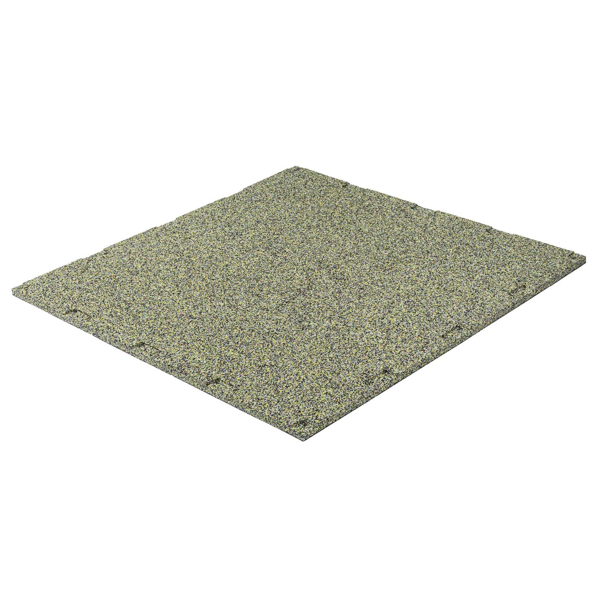 R+T Connect Gummi Matte 1x1m / 20mm (GESPRENKELT / 25% Hellgrau)