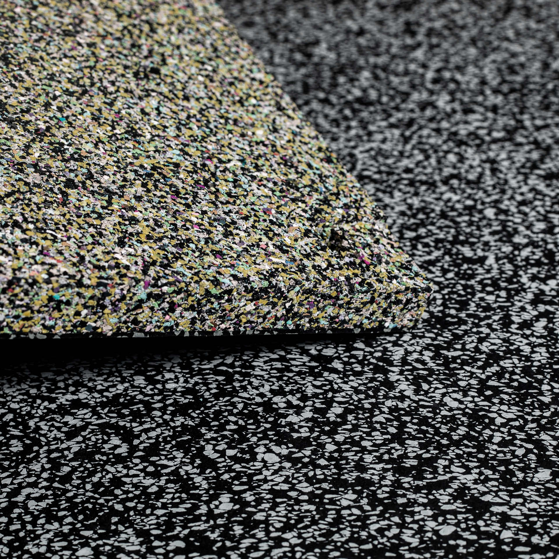 R+T Connect Gummi Matte 1x1m / 20mm (STONE / 70% Grau)