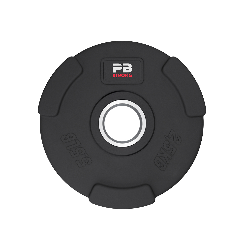 PB Strong 3-Griff Hantelscheibe gummiert Schwarz (Stk) 2,5 kg PB Strong 3-Griff Hantelscheibe gummiert Schwarz (Stk) 2,5 kg