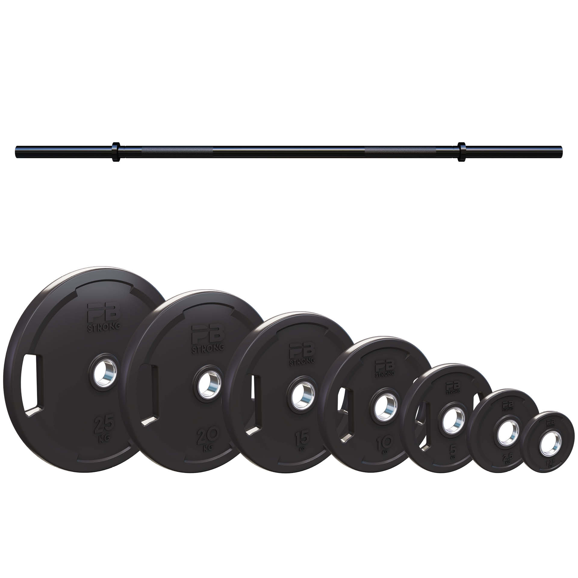 PB Strong 2-Griff Hantelscheibe Urethane 50mm (Stk) 15 kg