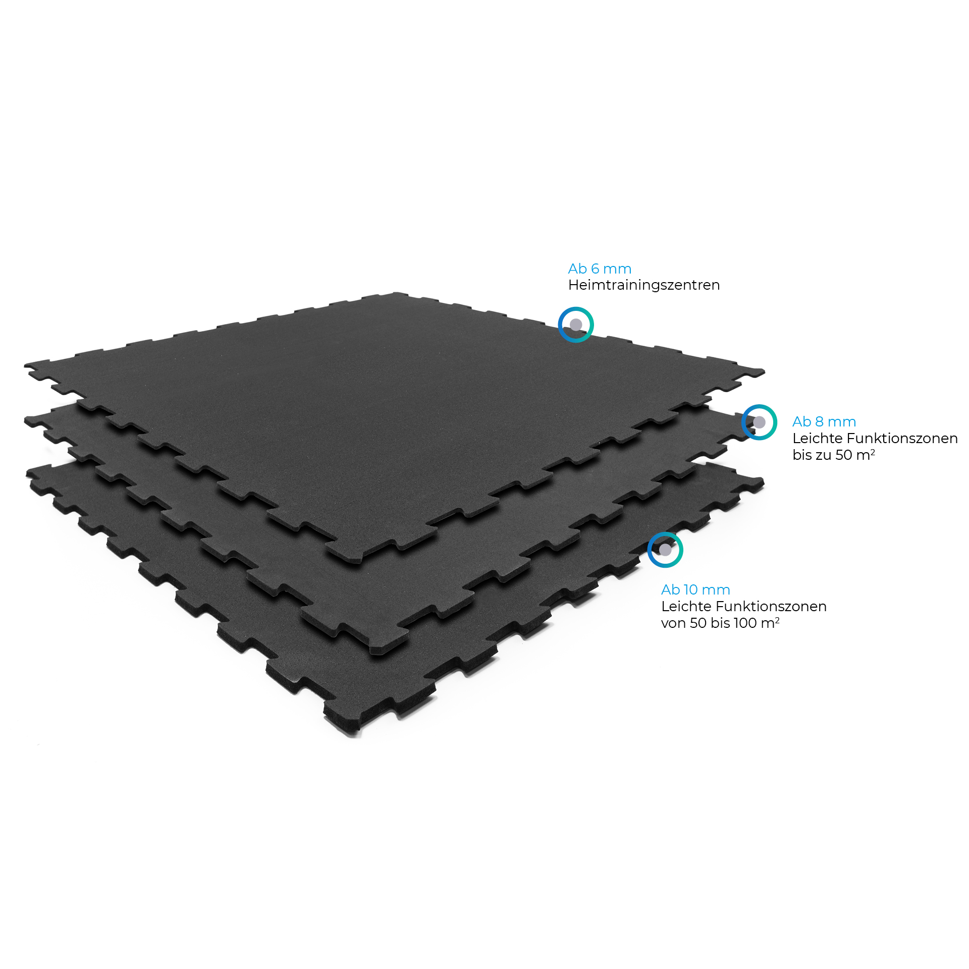 PB Puzzle Matte 1x1m (schwarz) 10mm/15mm PB Puzzle Matte 1x1m (schwarz) 10mm/15mm
