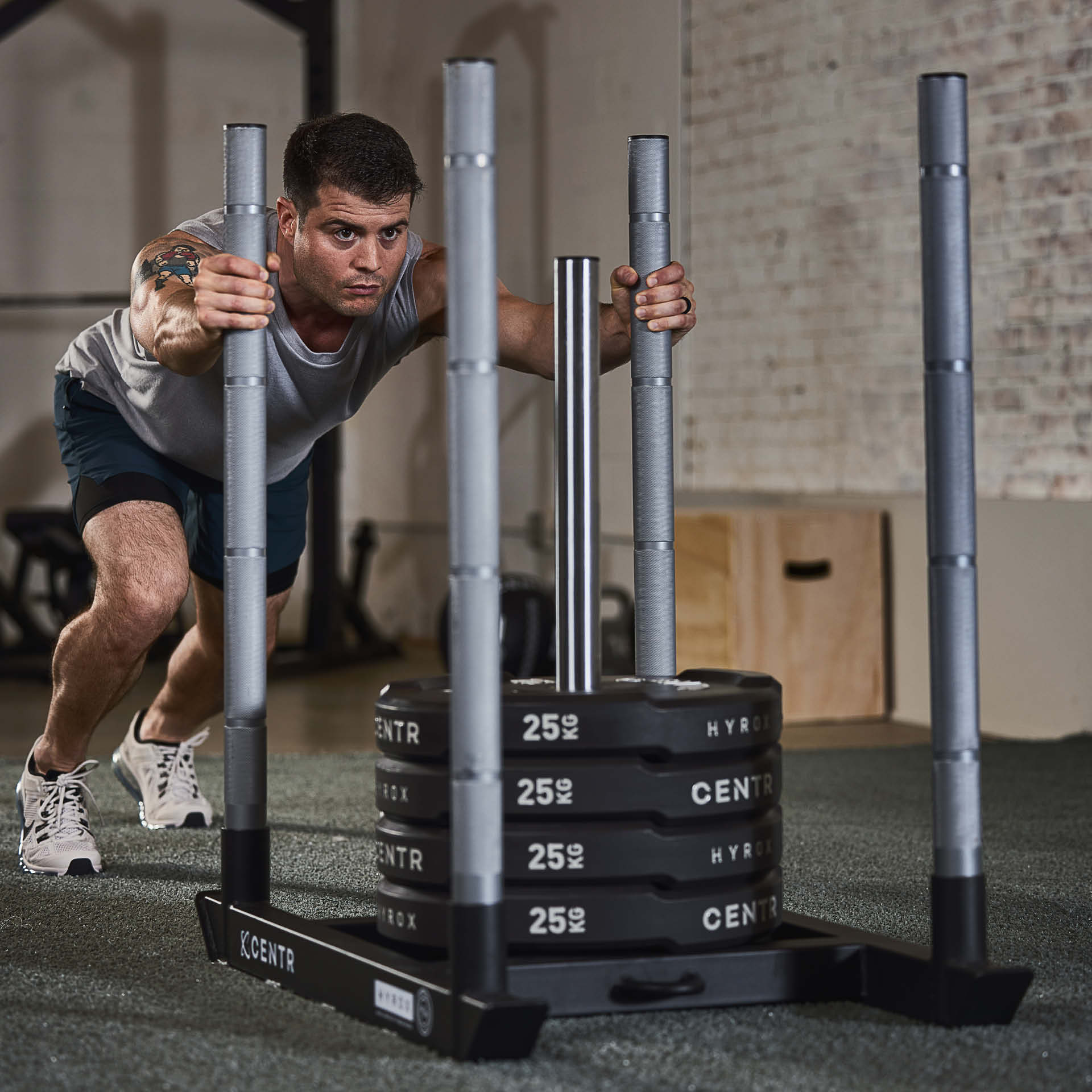 CENTR x HYROX Competition Edge Bumper Plate (Stk) 5kg