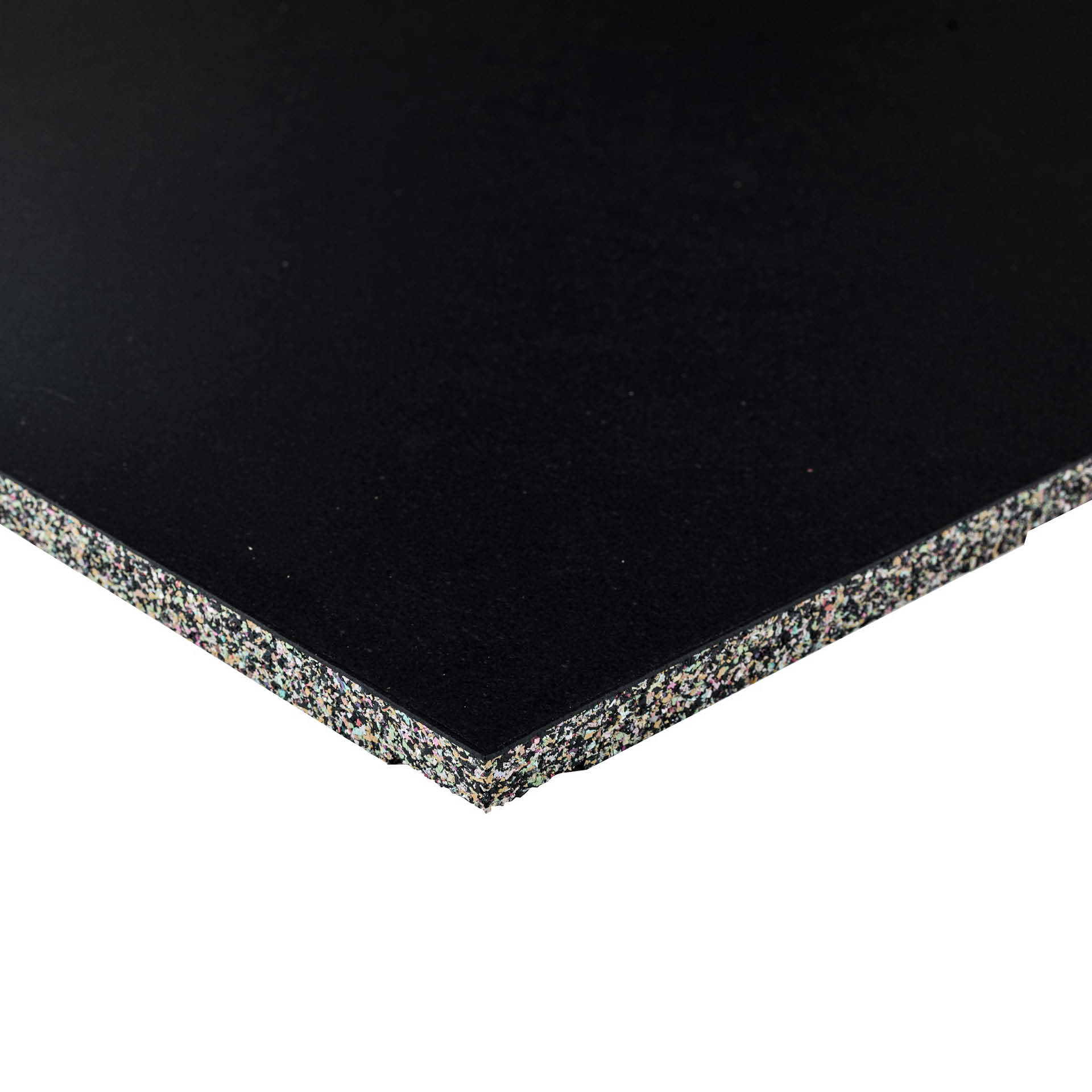 R+T Connect Gummi Matte 1x1m / 20mm (SCHWARZ)