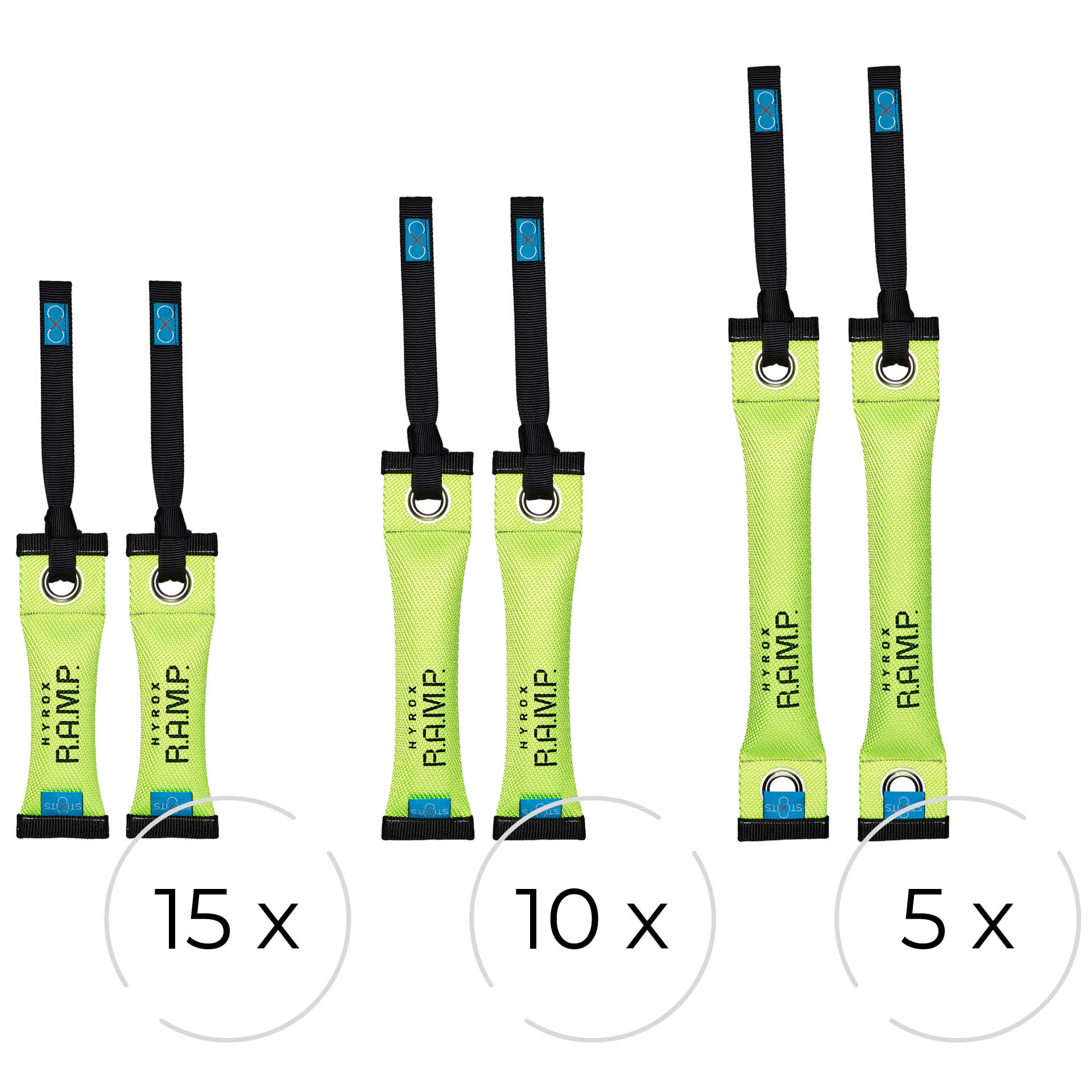 HYROX R.A.M.P. STIXITS Gym-Set 30 (Paar)
