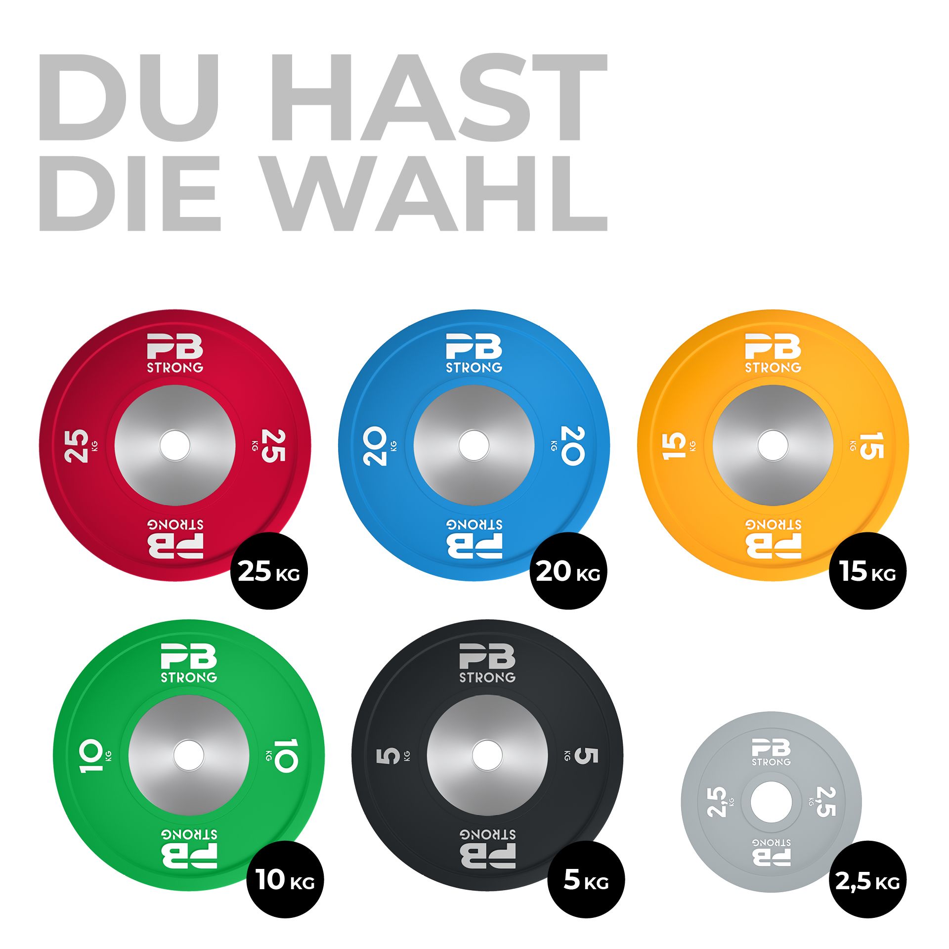 PB Strong Wettkampf Hantelscheibe (Stk) Grau PB Strong Wettkampf Hantelscheibe (Stk) Grau
