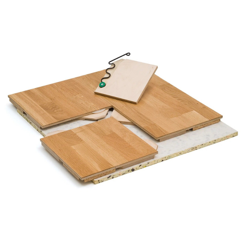 Mobile sports parquet flooring real wood - oak Mobile sports parquet flooring real wood - oak